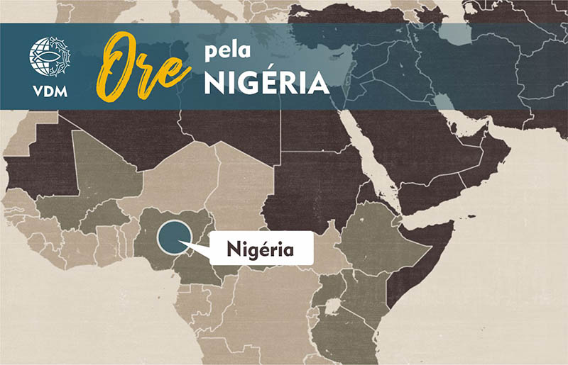 Localização no mapa de Nigéria
